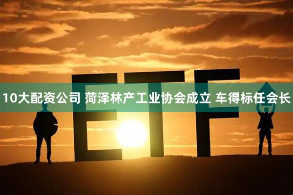 10大配资公司 菏泽林产工业协会成立 车得标任会长